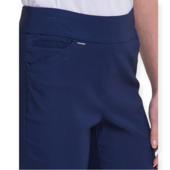 EP New York Navy Women's Pull On Magic Trousers Ankle Pants Size M - Picture 4 of 15